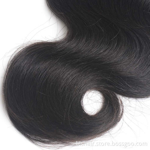 9A Brazilian hair bundle body wave bundle unprocessed 100% human hair wave double weft 3 bundles woven natural black wholesale